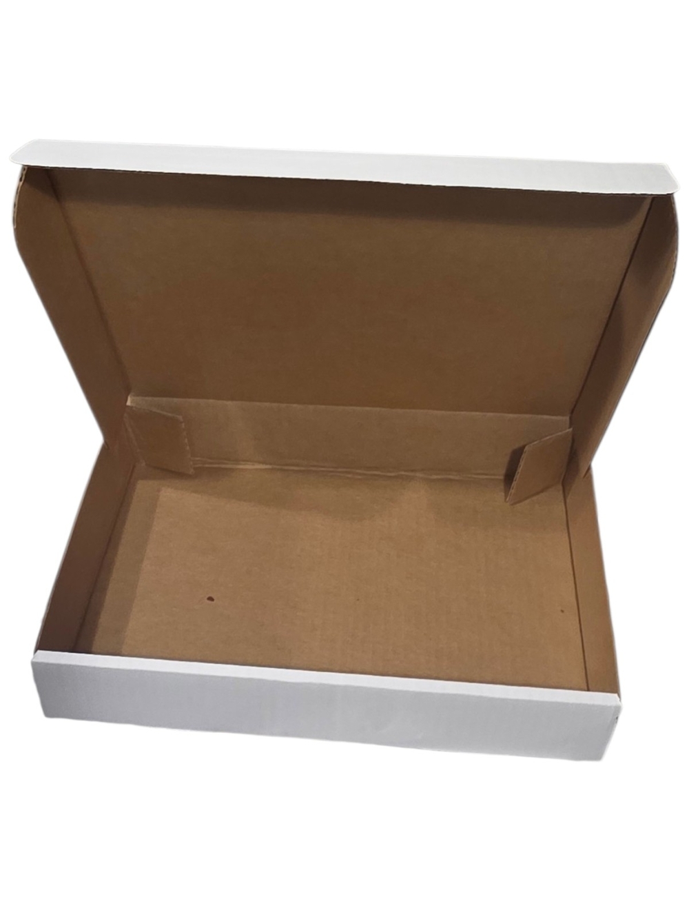 White & Kraft Mailer Box for Shipping and Storage Pack Of 4.